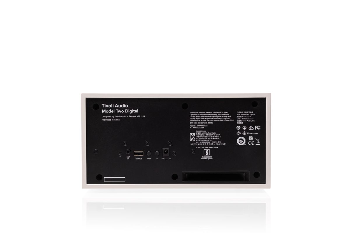 Tivoli Model Two Digital blanc/argent