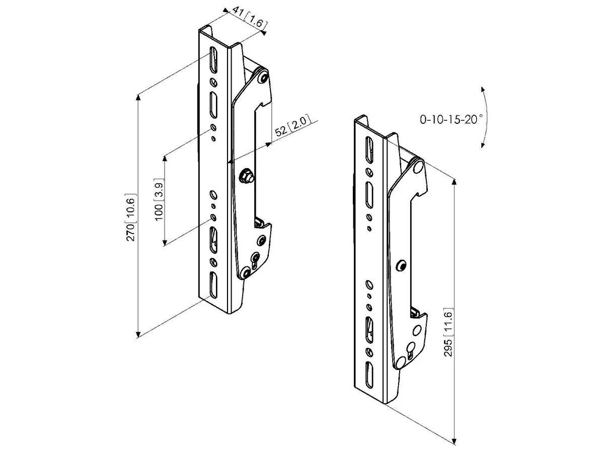 Vogel's Pro Display-Adapterstrips - Connect-It, modular, PFB34xx