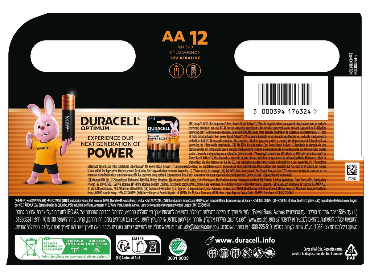 Plus MN1500/AA/LR6 12er - Power Boost