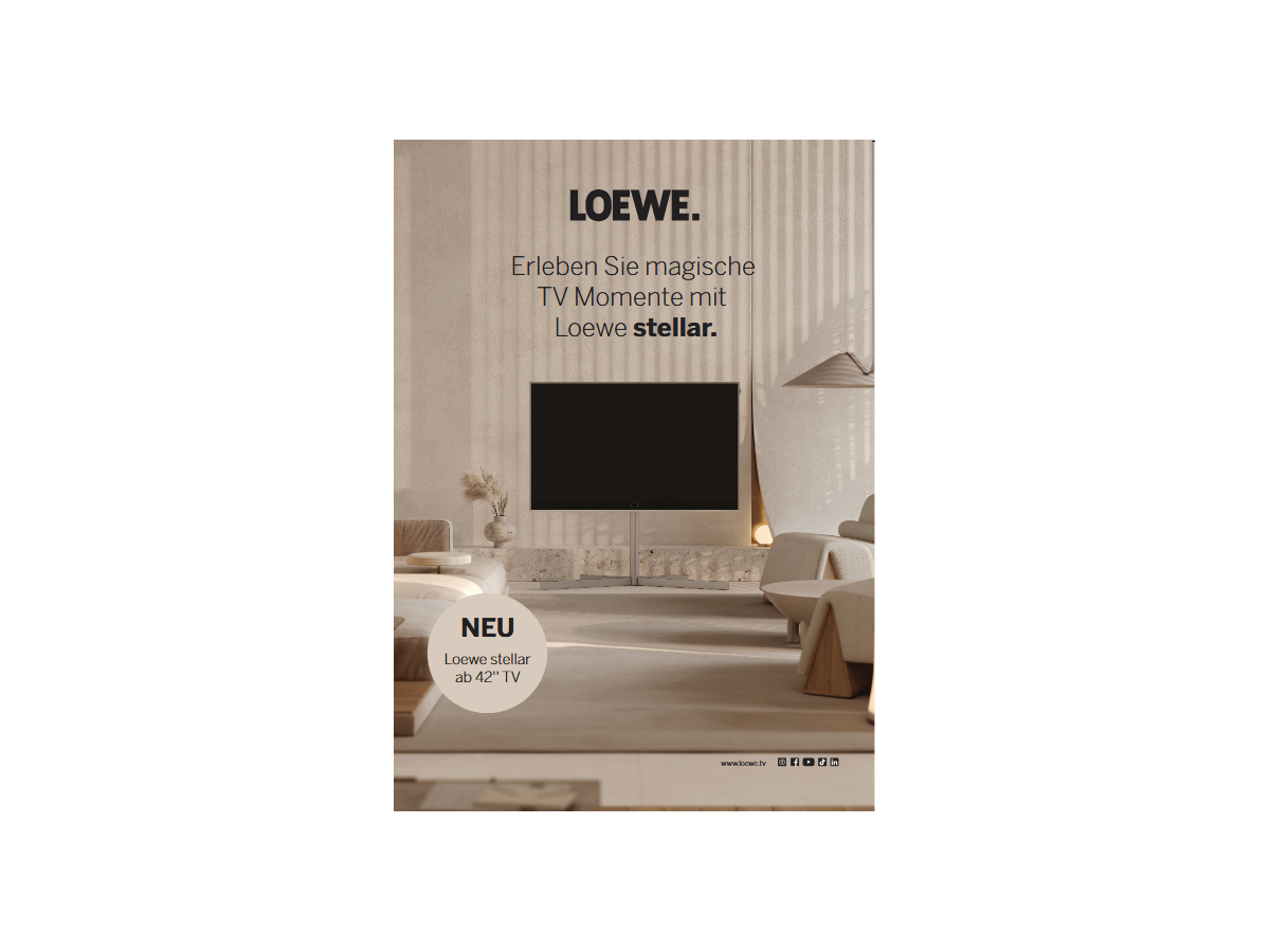 stellar A1 Plakat DE - Loewe Werbematerial