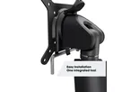 Vogel's Pro Doppel-Monitorhalterung - Motion,höhenverstellbar,2x20kg, schwarz