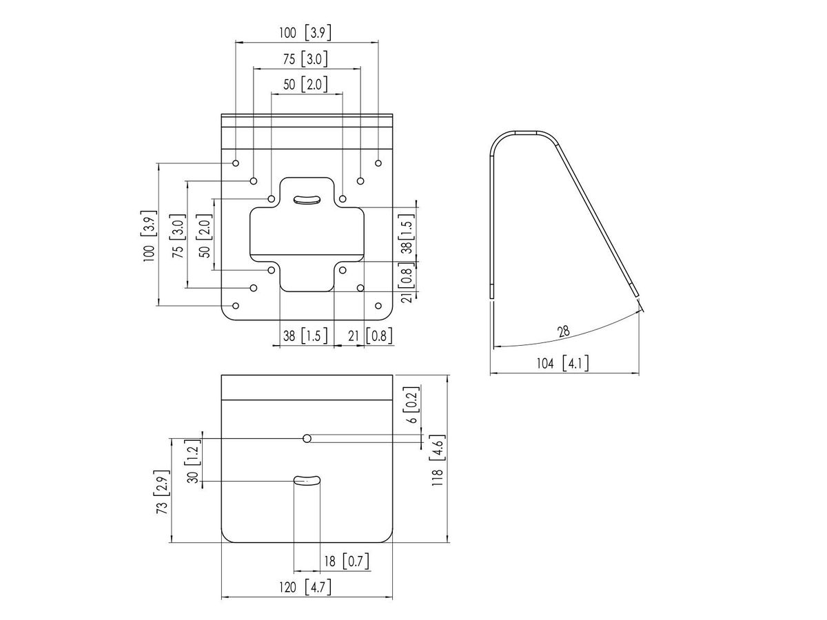 Vogel's Pro Support mural/de table - pour boîtier de tablette PTS