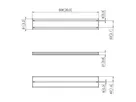 Vogel's Pro Interface-Bar, 50cm - MOMO Motion und Motion Plus, schwarz