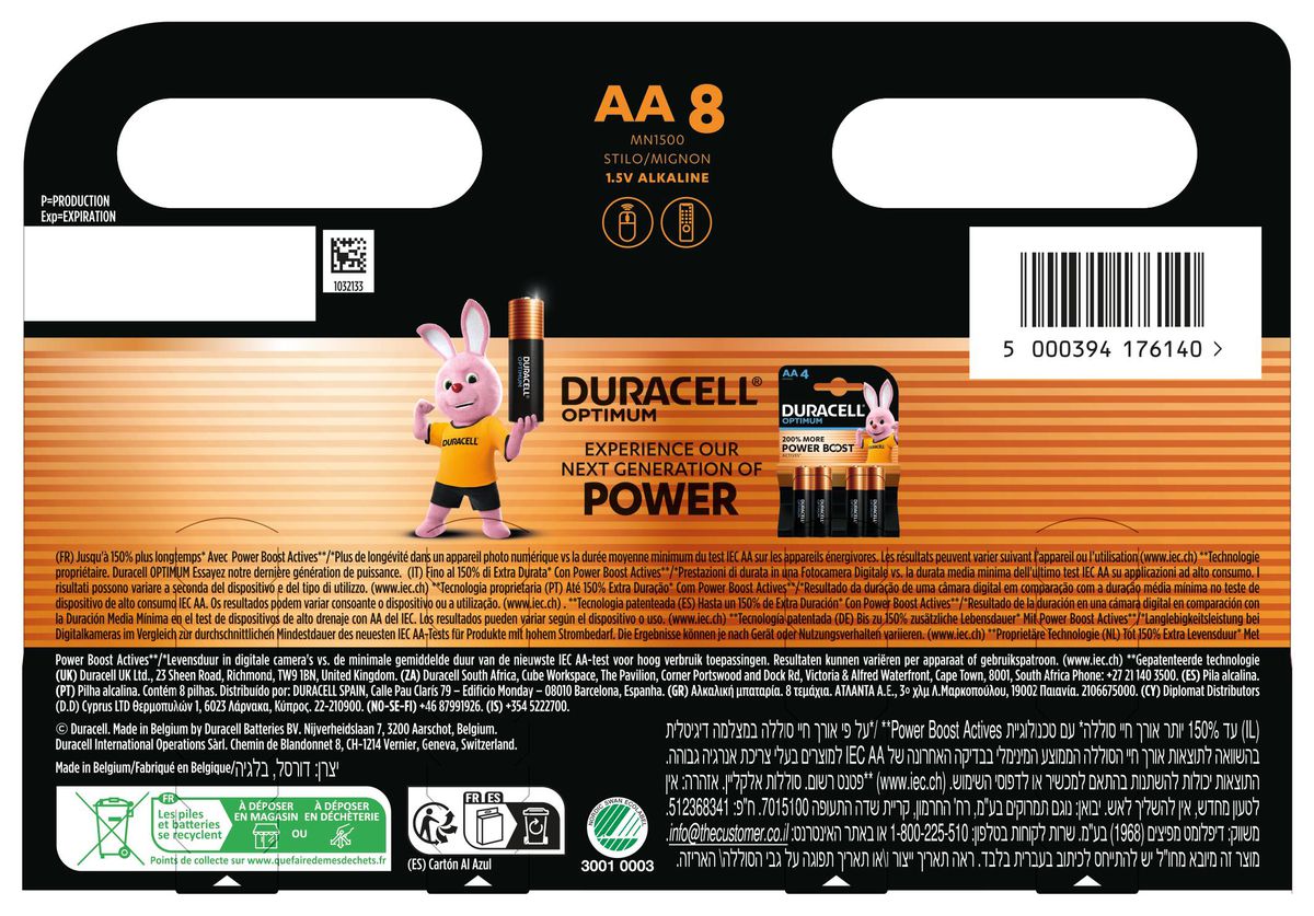 Plus MN1500/AA/LR6 K8 Power Boost