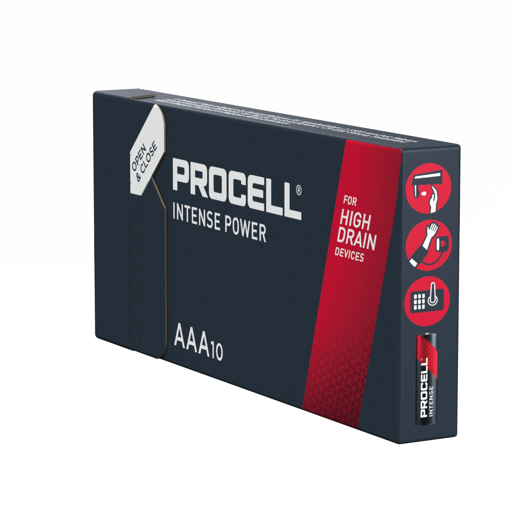 Procell Intense AAA (LR03) CP10 - Zn/MnO2 Alkaline 1.5V