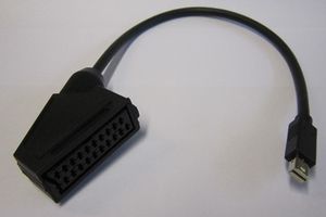 Adapter Micro-AV/25CM/Scart (3 Units) - Loewe accessoires TV