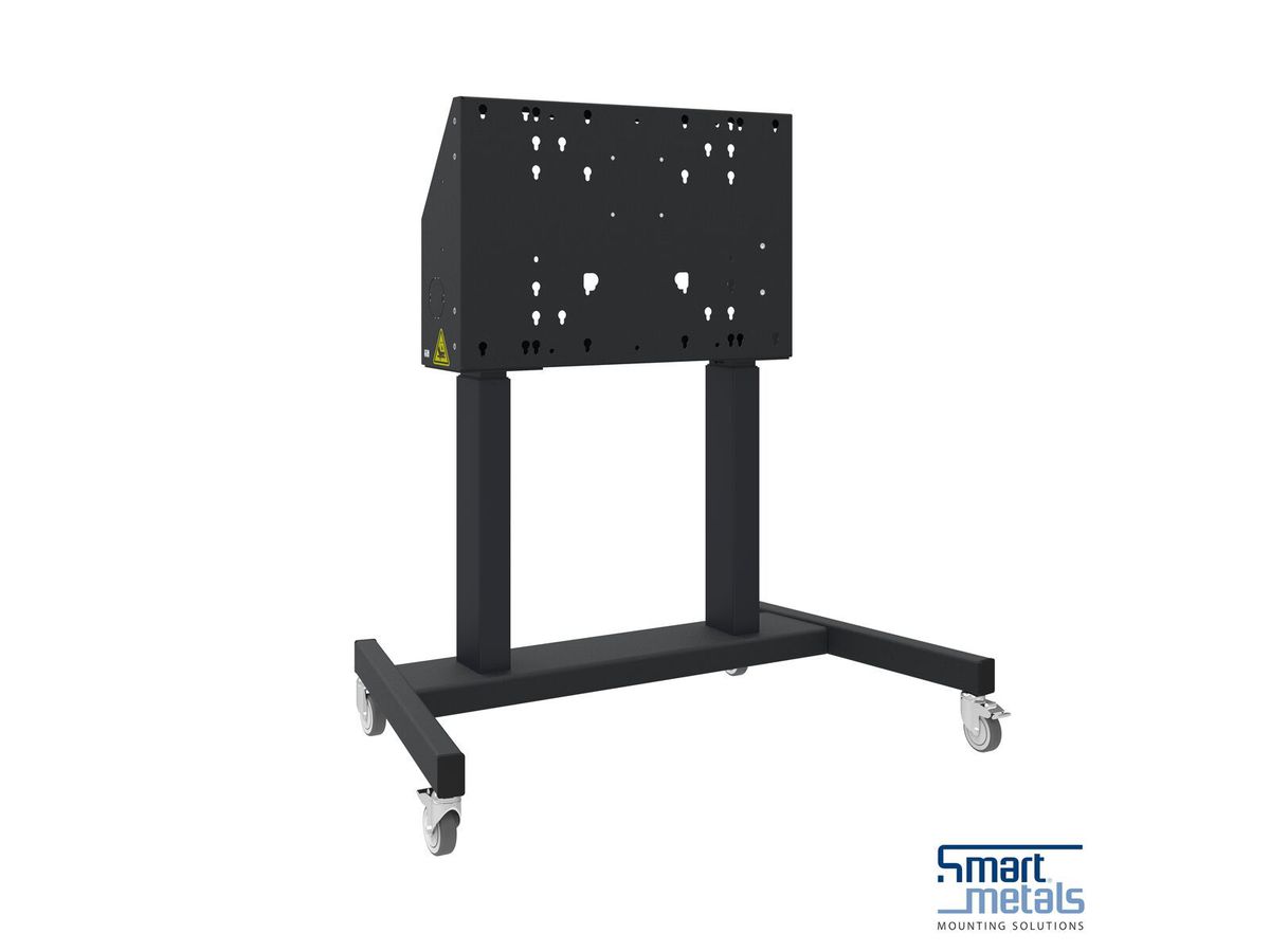 SmartMetals Trolley motorisé - Chariot, électrique, 120kg, noir