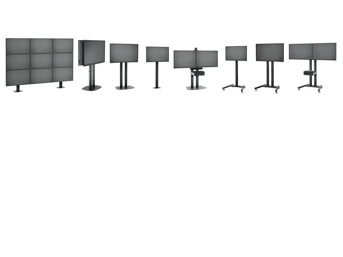 Vogel's Pro Bodenplatte, 2 Profile - Connect-It, modular, PUC27xx, Schwarz
