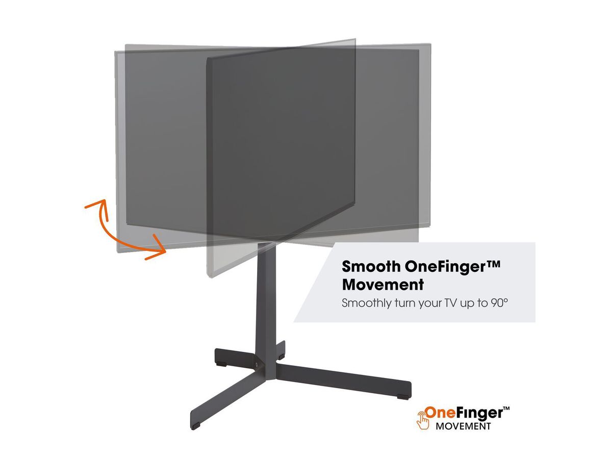 Vogel's TV-Bodenstand - COMFORT, schwenkbar, 40-77", 50kg