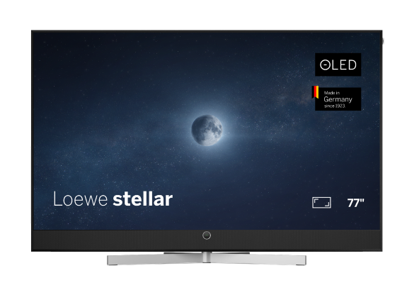 Loewe stellar 77 dr+ alu black + black - Tizen, Loewe OLED UHD TV 77"