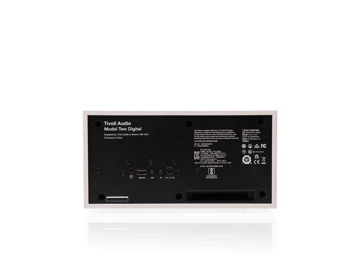 Tivoli Model Two Digital white/silver
