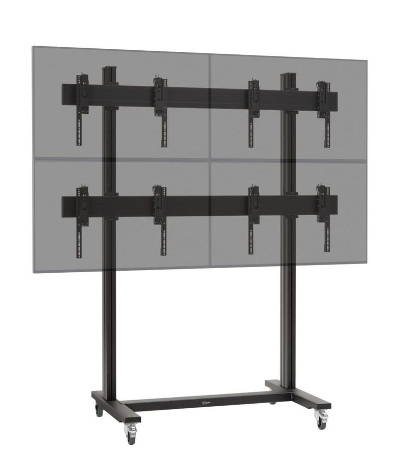Vogel's Pro  Trolley Set - pour écran, 2x2, <55, 200cm, noir