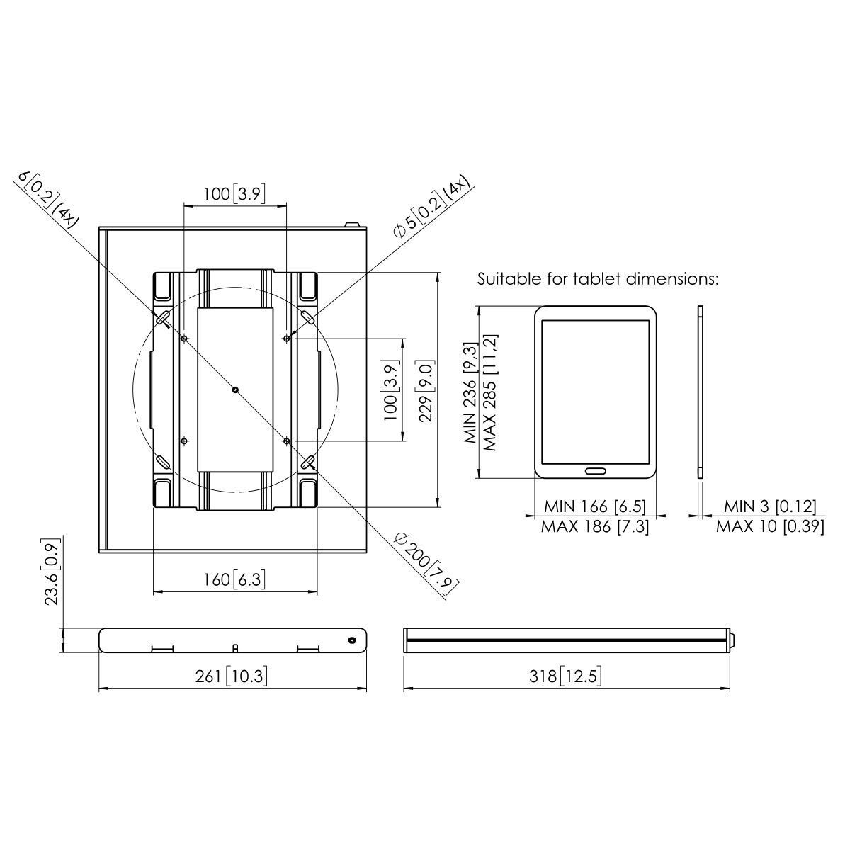 Vogel's Pro Tablock - TabLock universal