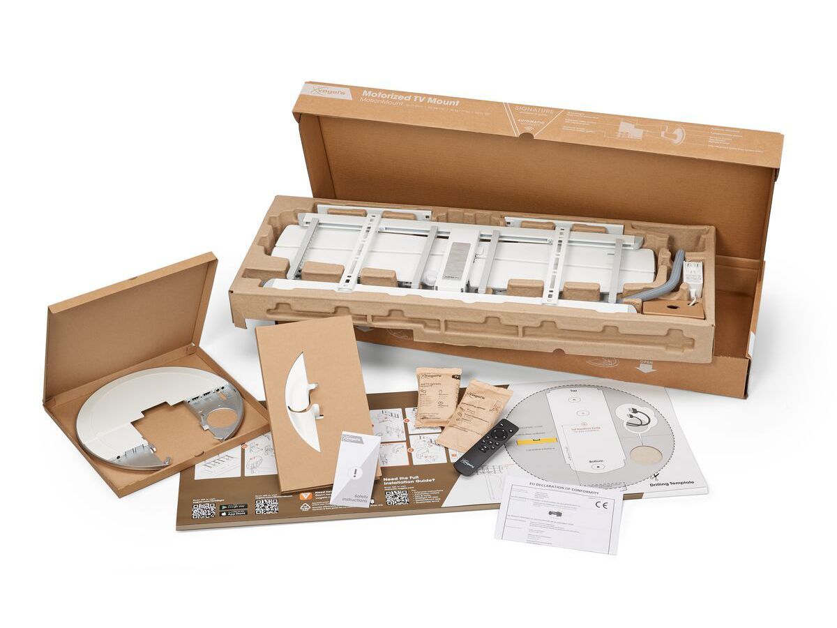 Vogel's Support TV Motorisé - SIGNATURE, pivotant, 40-77", 35kg, blanc