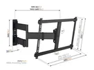 Vogel's TV-Wandhalterung - COMFORT, schwenkbar, 55-100", 55kg