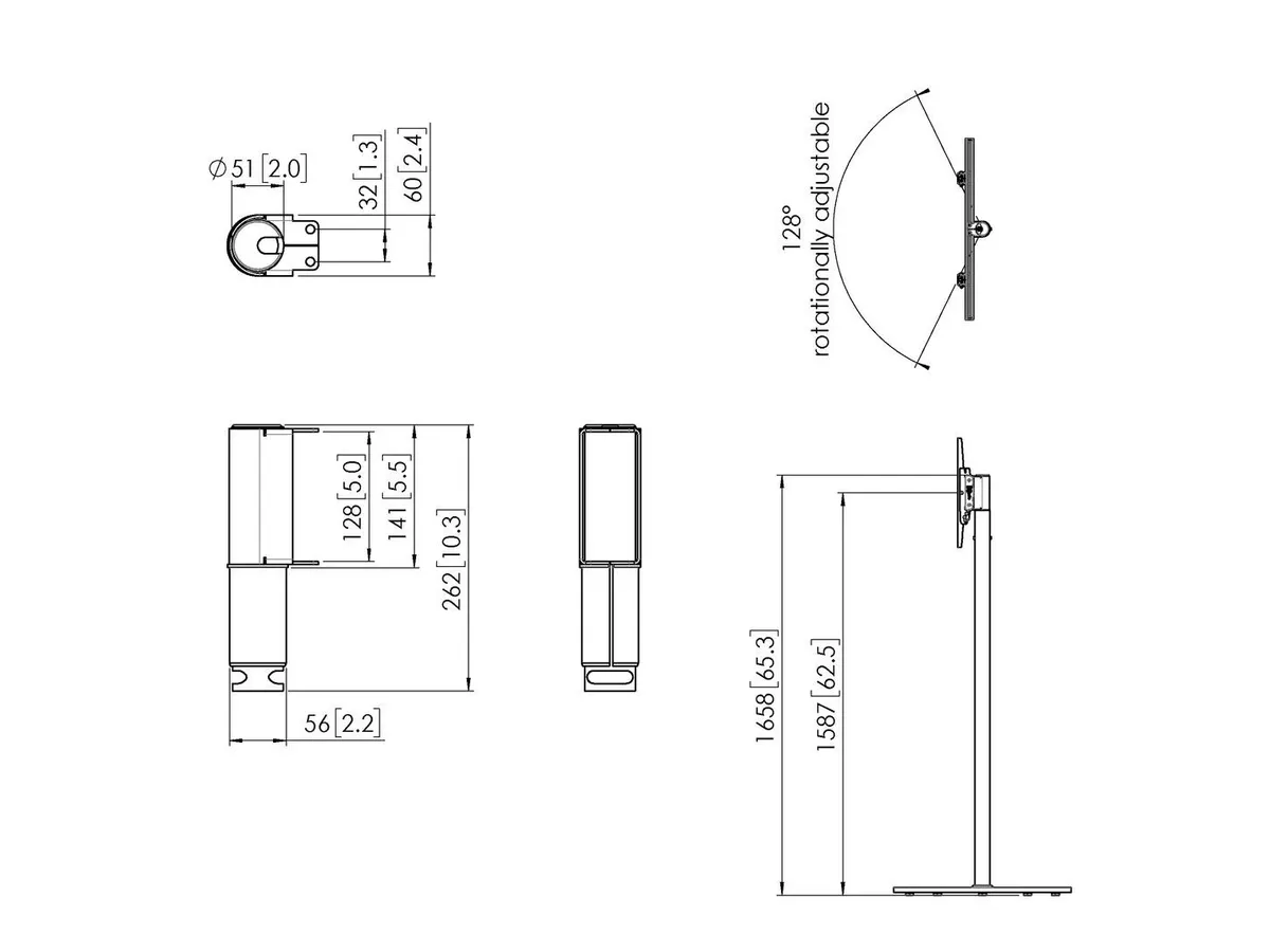 Vogel's Pro Module de rotation - Connect-It, pour PFF 1560, PFA 915