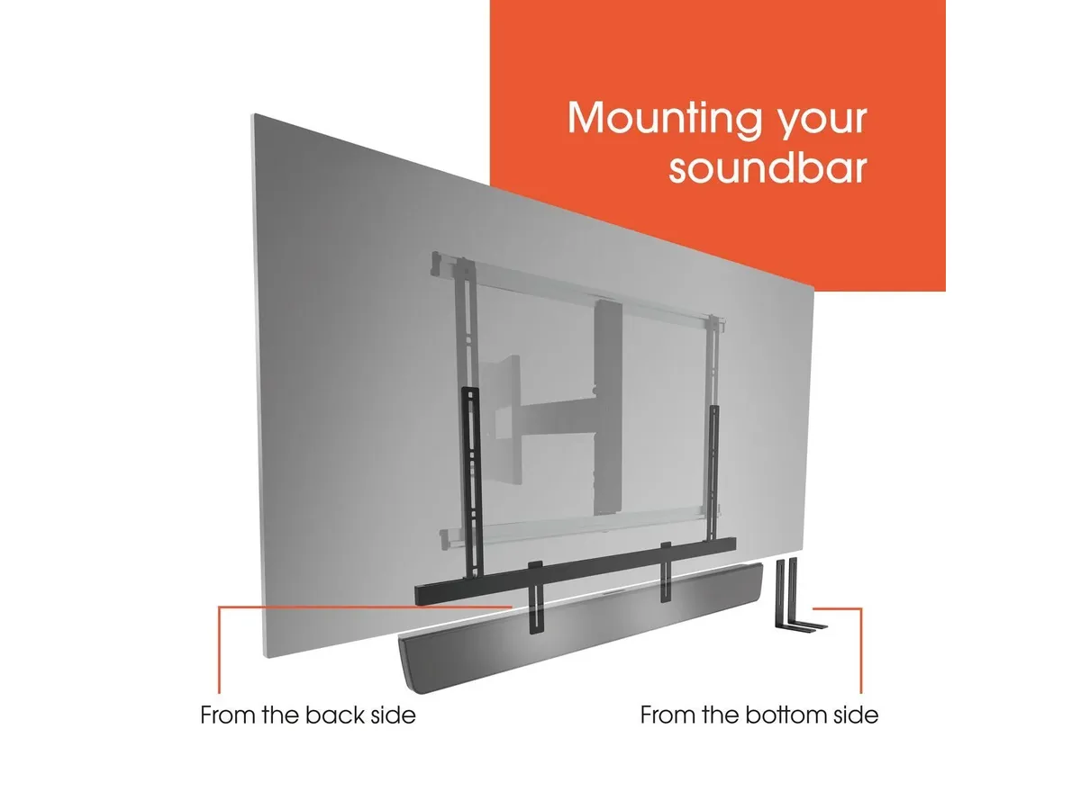 Vogel's Soundbar Halterung - Bose, Sonos, universal, 7kg, schwarz