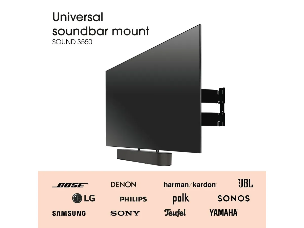 Vogel's Soundbar Halterung - Bose, Sonos, universal, 7kg, schwarz