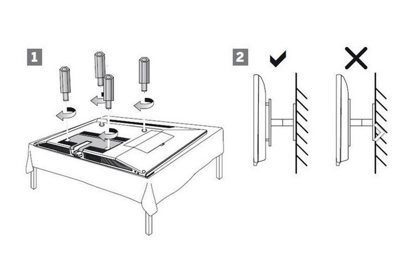 Kit VESA Distance Bolts M6X32 - Loewe TV-Zubehör