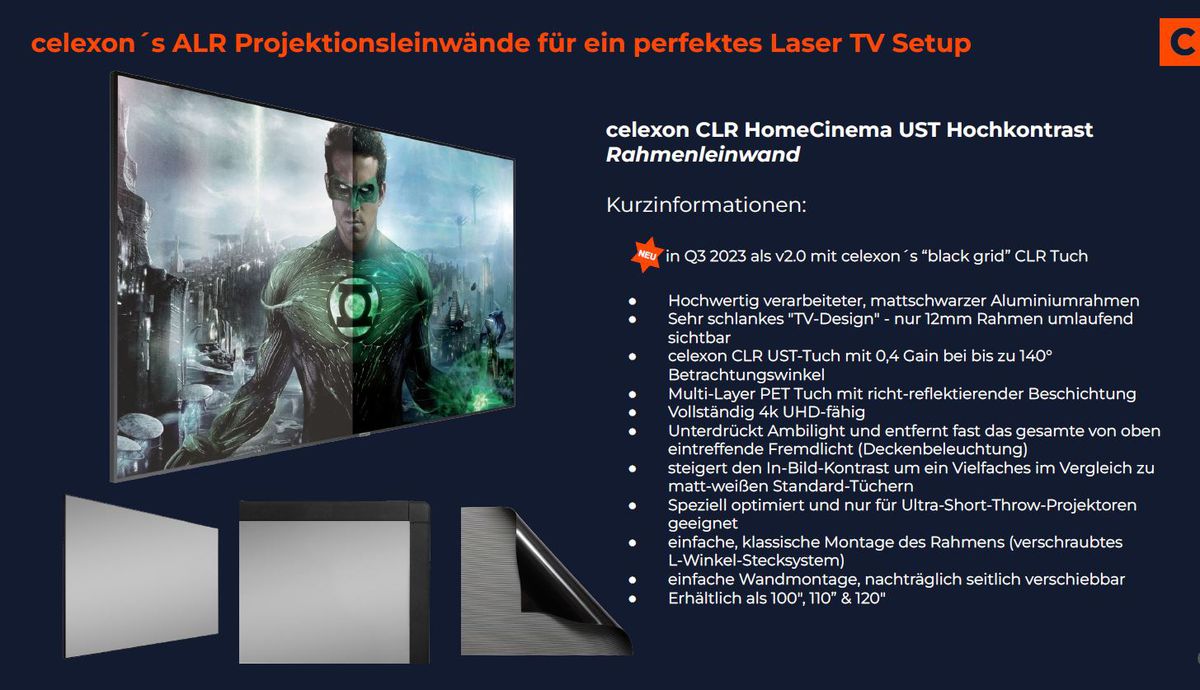 Celexon HomecinemaPlus 92" blanc