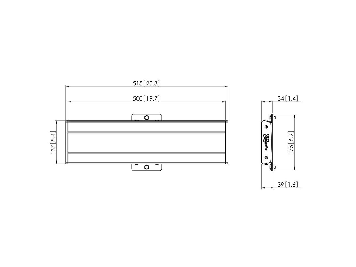 Vogel's Pro Display Adapterbar - Connect-It, 515mm, black