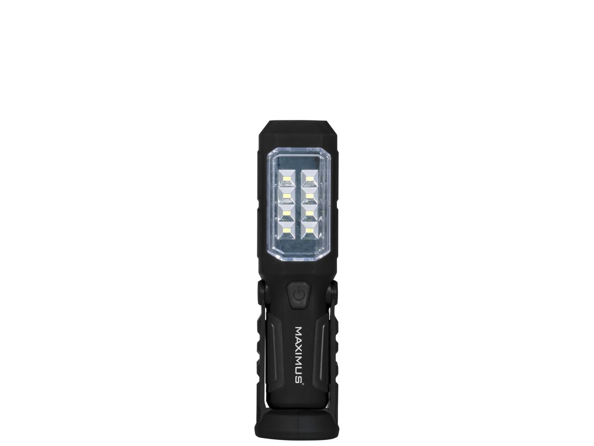 MAXIMUS LED Worklamp M-WKL-012-DU - 3W+1W 240+60lm 3xAA Powered by Duracell