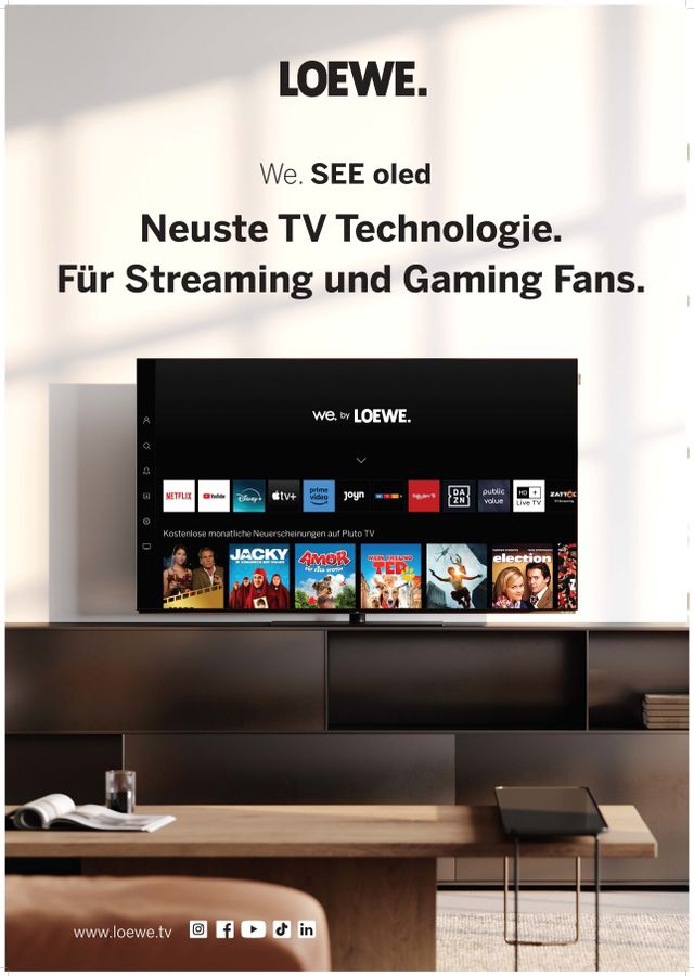 We.SEEoled Paket (2xPoster,3xWobbler)DE - Loewe matériel publicitaire