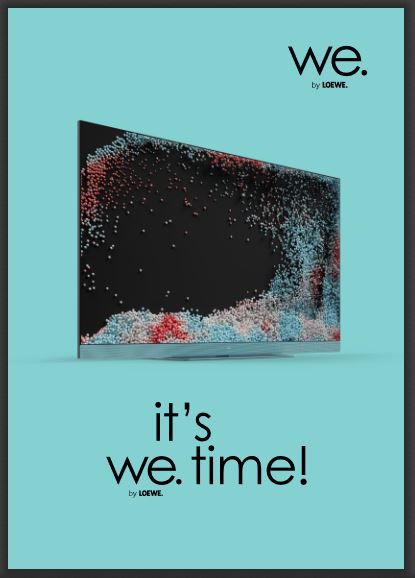 We by Loewe Katalog DE - WE by Loewe Werbematerial