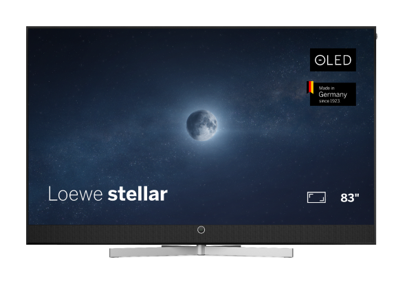 Loewe stellar 83 dr+ alu black + black - Tizen, Loewe OLED UHD TV 83"