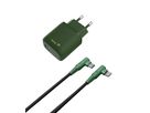 HUNE Ladeadapter&Ladekabel TypeC-Light- - ning, Forest green