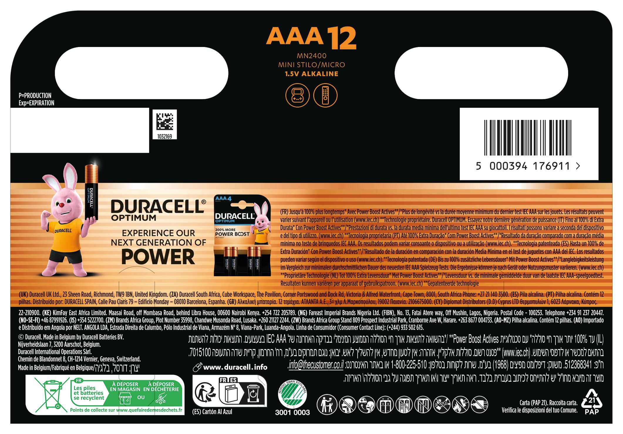 Plus MN2400/AAA/LR03 12er - Power Boost