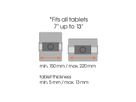 Vogel's Tablet Flex Pack - RINGO, universal, 7-13", bis 0.5-1.3cm