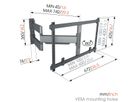 Vogel's TV wall mount - ELITE, turn, 55-100", 55kg