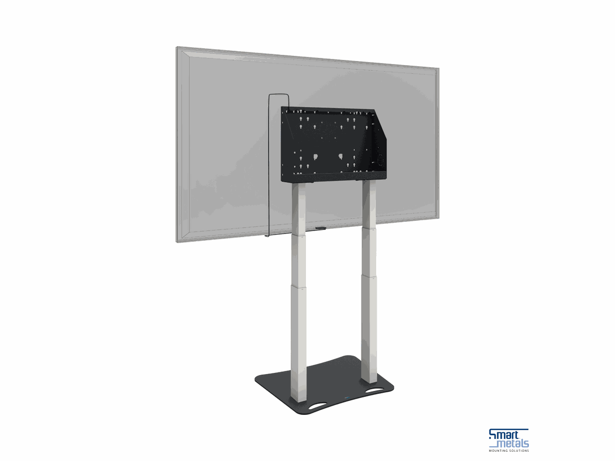 SmartMetals Display-Lift - Boden, elektrisch, 120kg, weiss