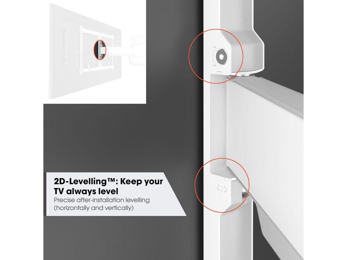 Vogel's Support TV - ELITE, pivotant, 40-77", 45kg