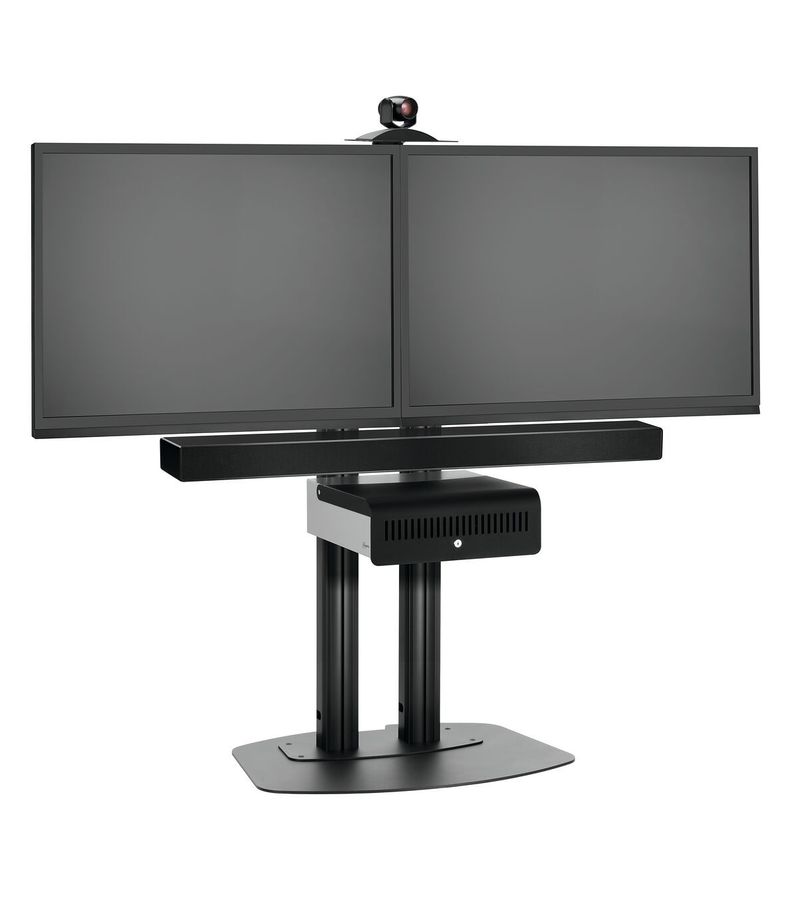 Vogel's Pro Bodenplatte, 2 Profile - Connect-It, modular, PUC27xx, Schwarz