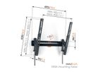 Vogel's TV wall mount - COMFORT, tiltable, 32-65", 25kg