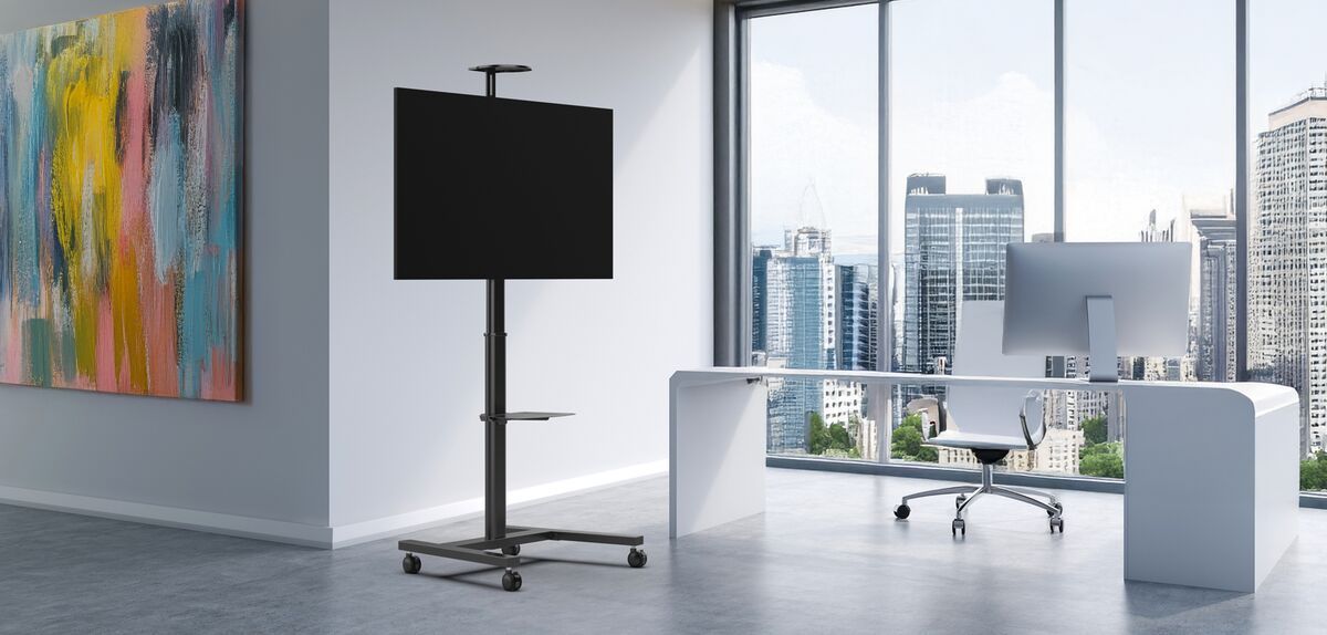 Vogel's ESSENTIAL T1031, schwarz - Bildschirm Trolley, 600x400, 50kg