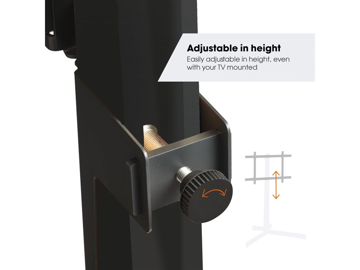 Vogel's TV-Bodenstand - COMFORT, schwenkbar, 40-77", 50kg