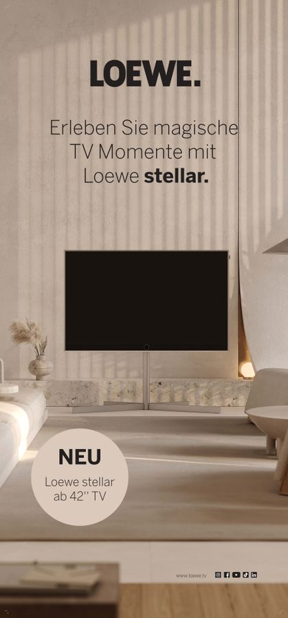 stellar Hanging Banner exkl. Set DE - Loewe Werbematerial