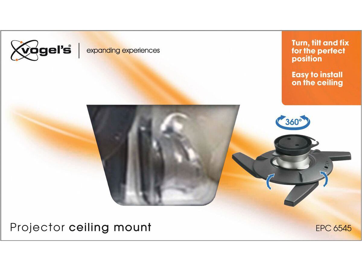 Vogel's Projector Ceiling Mount - Universal, swivel and tilt, 10kg