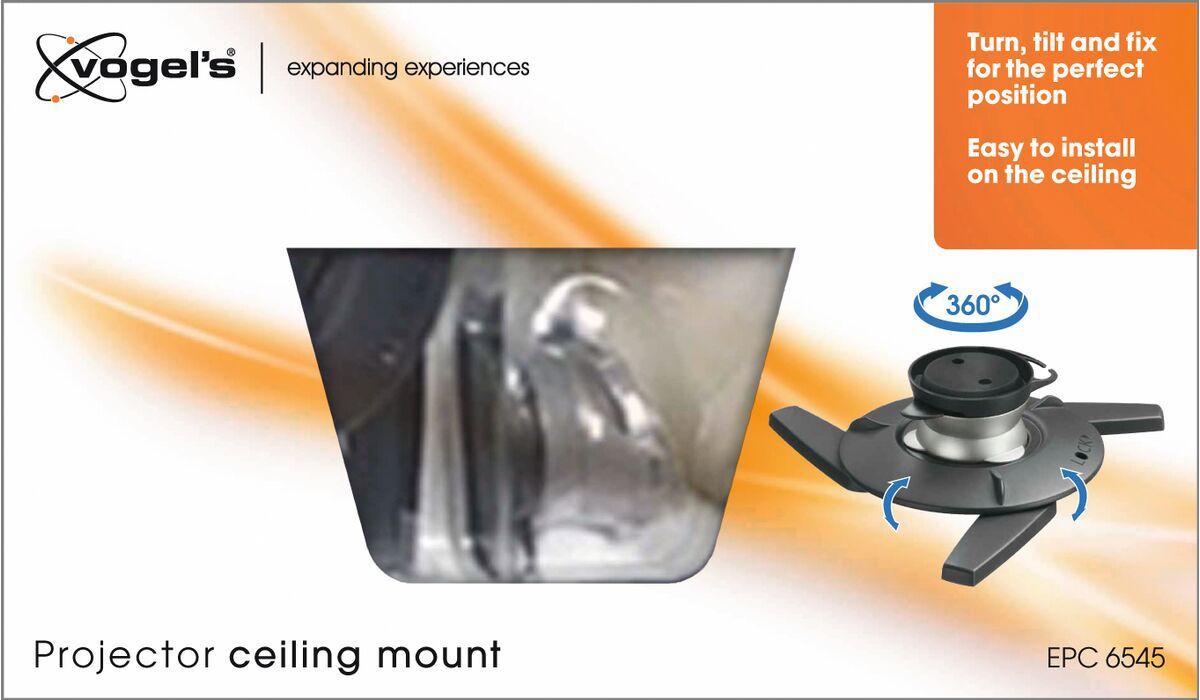 Vogel's Projector Ceiling Mount - Universal, swivel and tilt, 10kg
