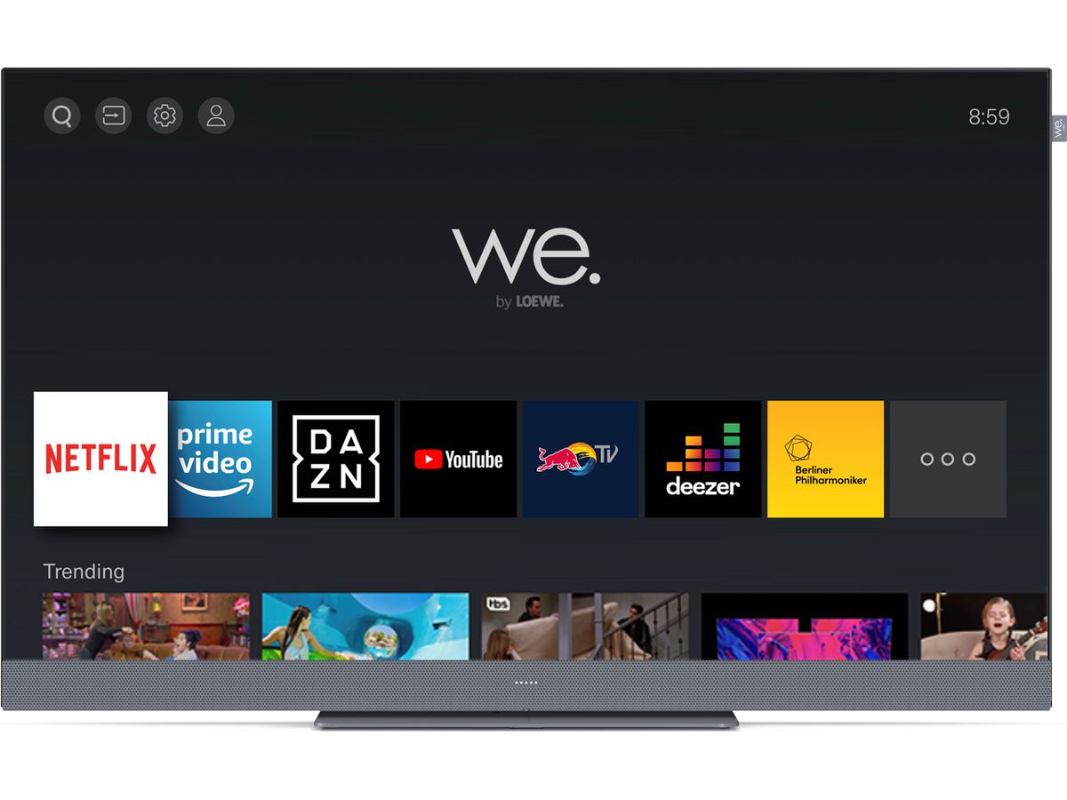 We. SEE 43 storm grey - We. by Loewe LCD UHD TV 43"