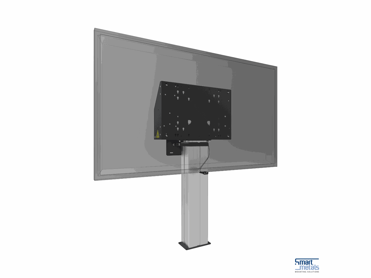 SmartMetals Plaque murale - pour 052.7200, 052.7250, noir