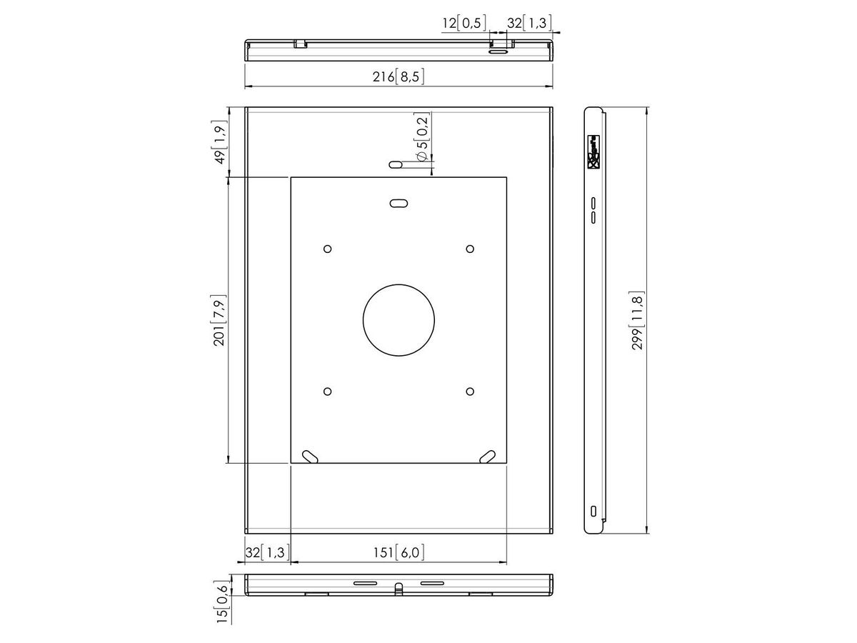 Vogel's Pro Tablock - iPad (2018), iPad Air 1, 2, iPad Pro 9.7