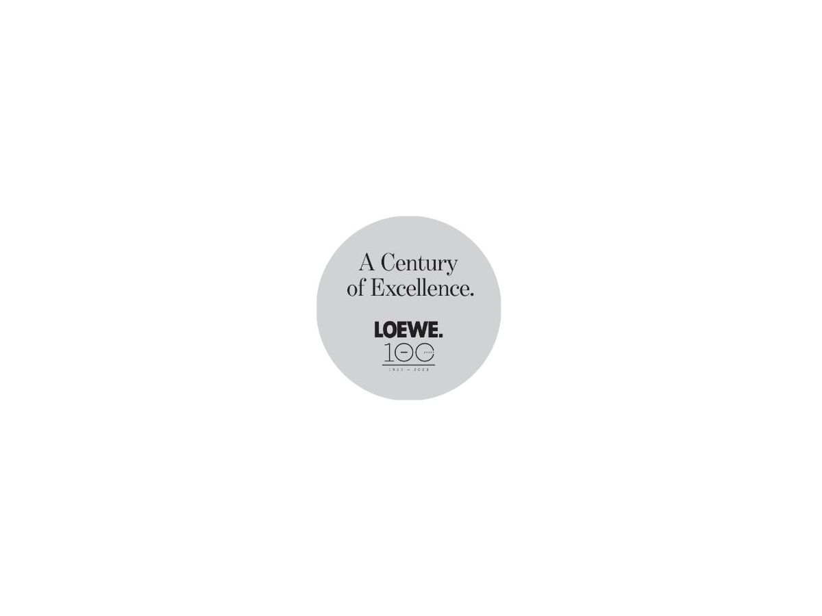 Autocollant fenêtre 100 ans de Loewe - Loewe matériel publicitaire