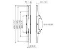 Vogel's Pro Display-Adapterstrips - Connect-It, modulaire, PFB34xx