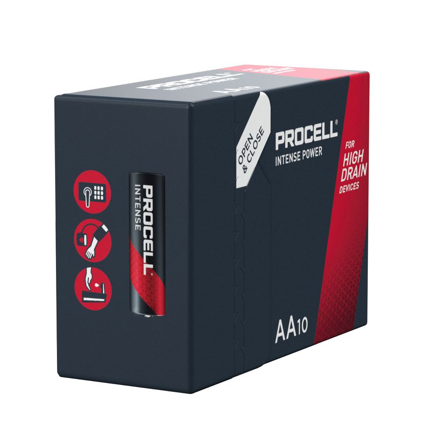 Procell Intense AA (LR06) CP10 - Zn/MnO2 Alkaline 1.5V