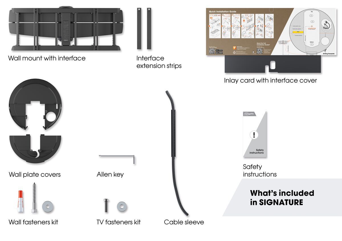 Vogel's TV wall mount - SIGNATURE, turn, 40-77", 35kg