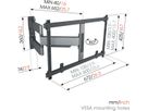 Vogel's TV wall mount - ELITE, turn, 40-77", 45kg